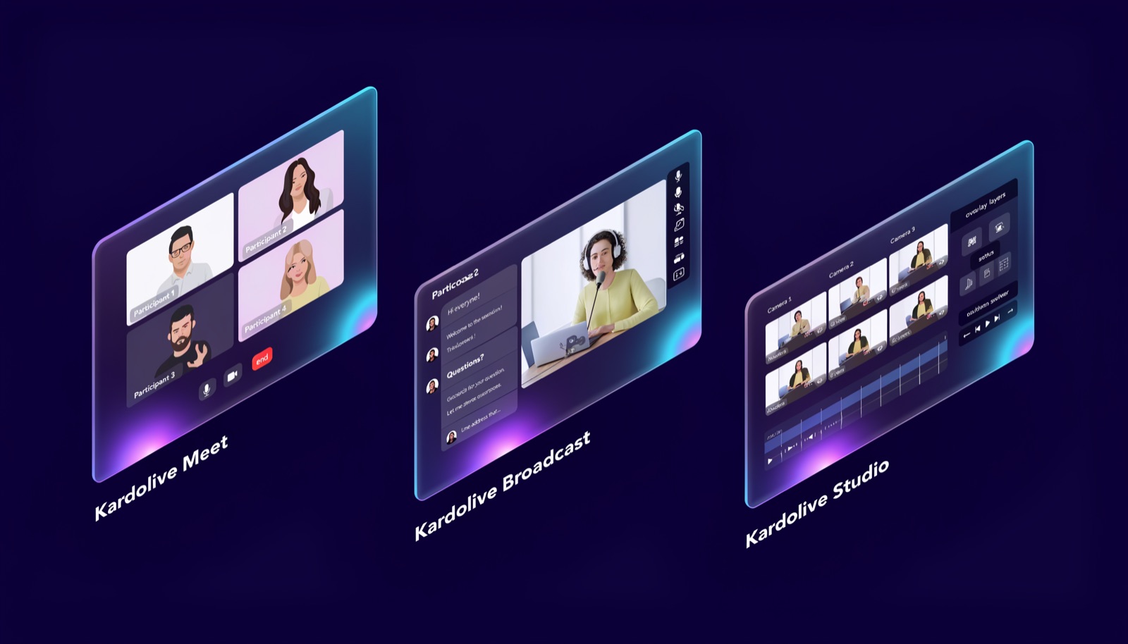 Real-time chat at every layer.
